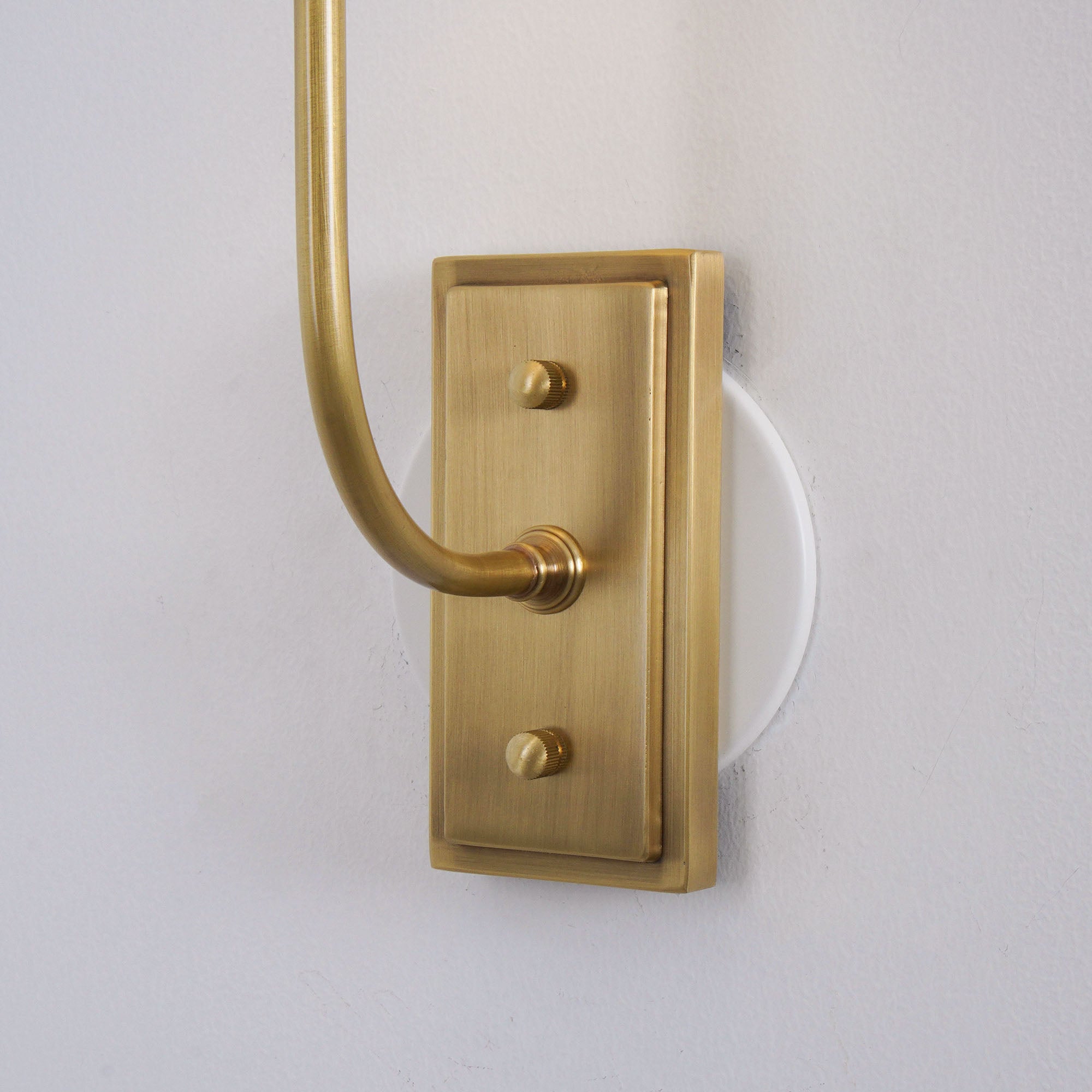 Wall Lamp Brass Fabric Shade E12 Indoor Bedroom Living Room Classic Sconce Lighting Fixture | Thomler