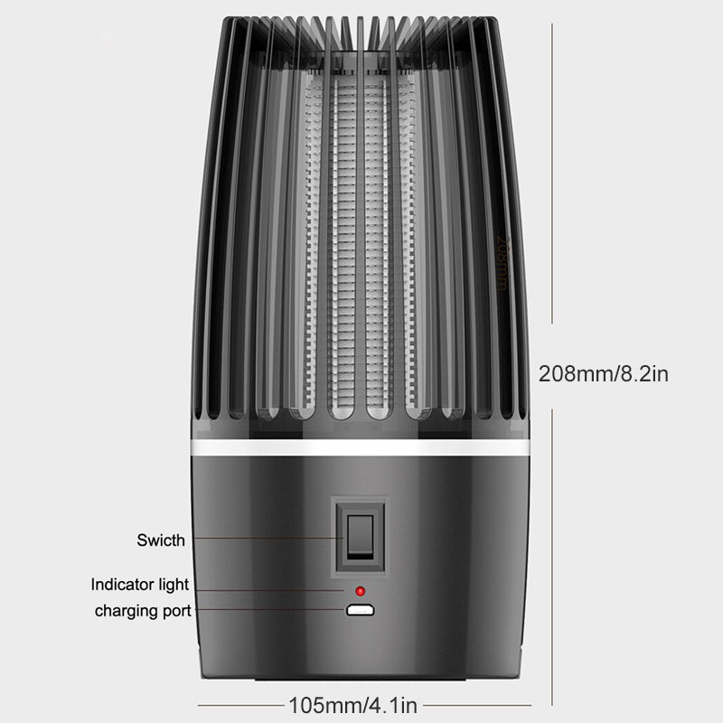 Dual-Purpose Bug Zapper Lantern with USB Charging – Portable Insect Trap for Indoor & Outdoor Use | Thomler