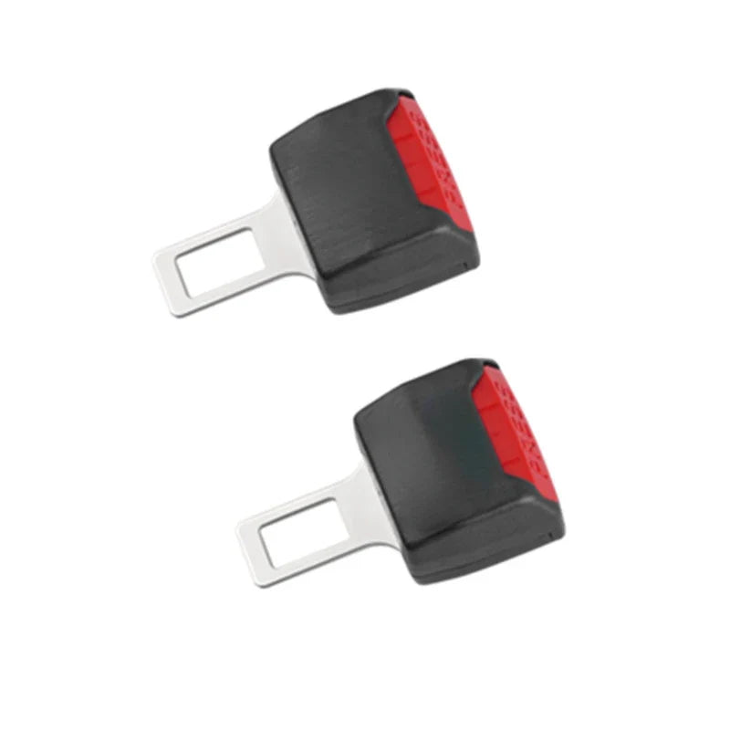 Seatbelt Extension Buckle for Cars – Universal 2-Pack Safety Adapter with Metal Tongue & Receiver Clip – Extends Seat Belt Length for | Thomler