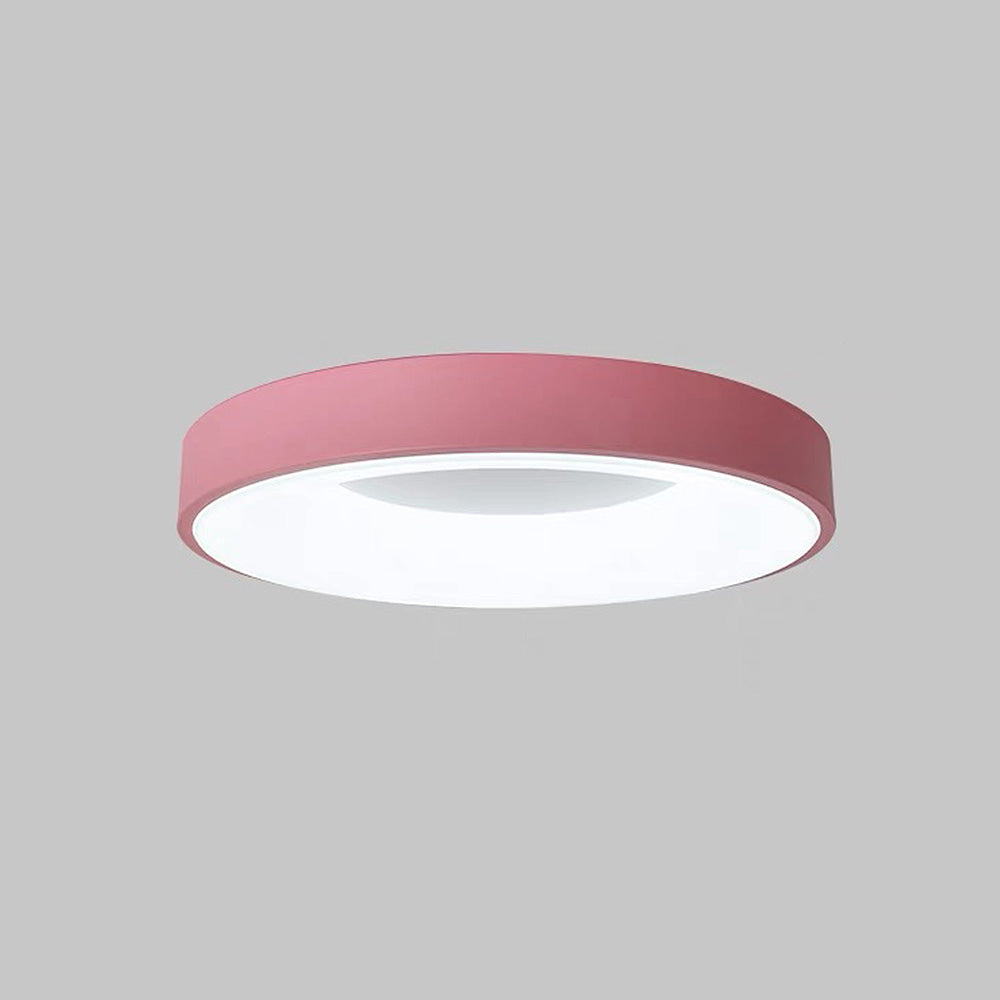 Ceiling Light Iron Acrylic LED Flush Mount Low Ceiling Bedroom Hallway Living Room Modern Round Lighting Fixture | Thomler