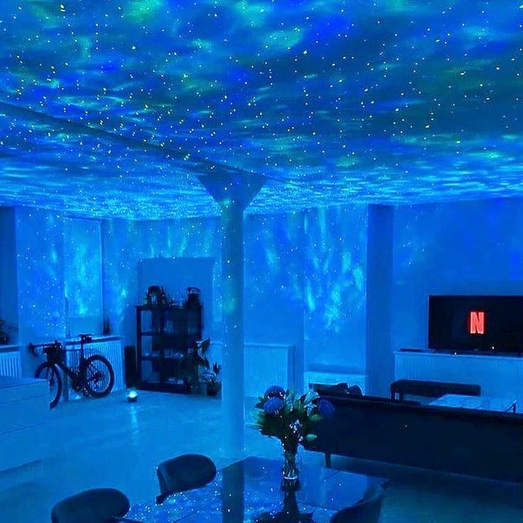 Star Projector Light with Music Sync & Color Wave Effects for Bedroom, Gaming Room, Home Party | Thomler