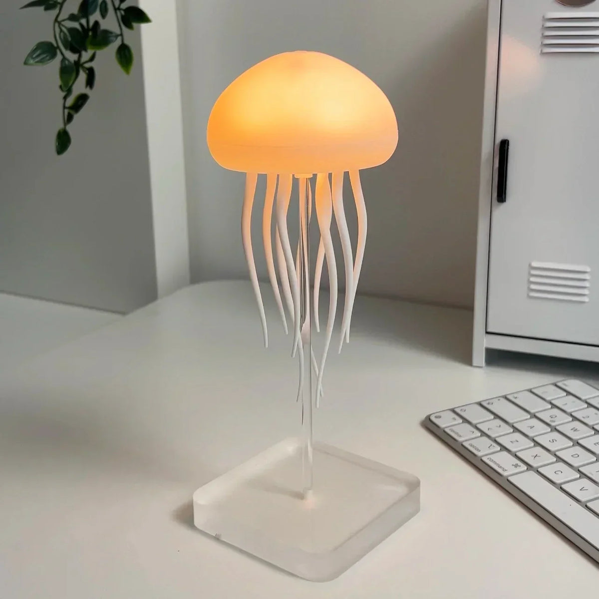 LED Jellyfish Mood Lamp with Color Changing Lights & Remote Control for Bedroom, Living Room, Office Décor | Thomler