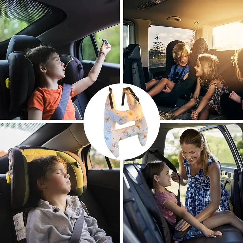 Kids Car Seat Head Support Pillow – Neck Cushion for Road Trips & Travel | Thomler