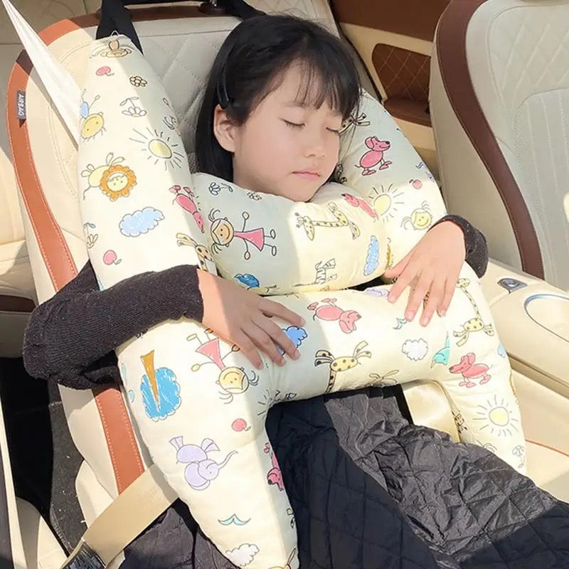 Kids Car Seat Head Support Pillow – Neck Cushion for Road Trips & Travel | Thomler