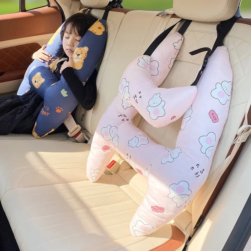 Kids Car Seat Head Support Pillow – Neck Cushion for Road Trips & Travel | Thomler