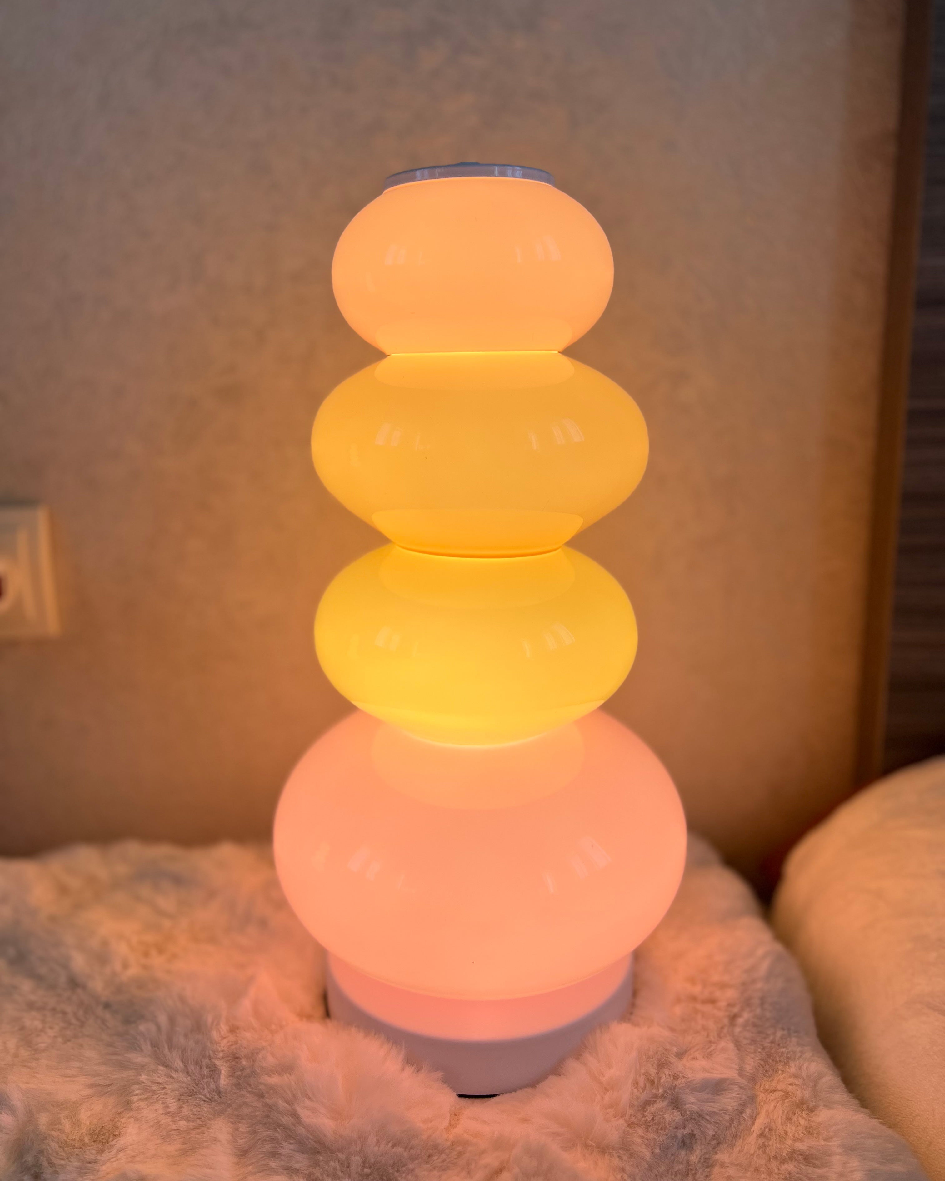 Floor Lamp Acrylic Candy Column 63 in Decorative Living Room Bedroom Lighting Accent | Thomler