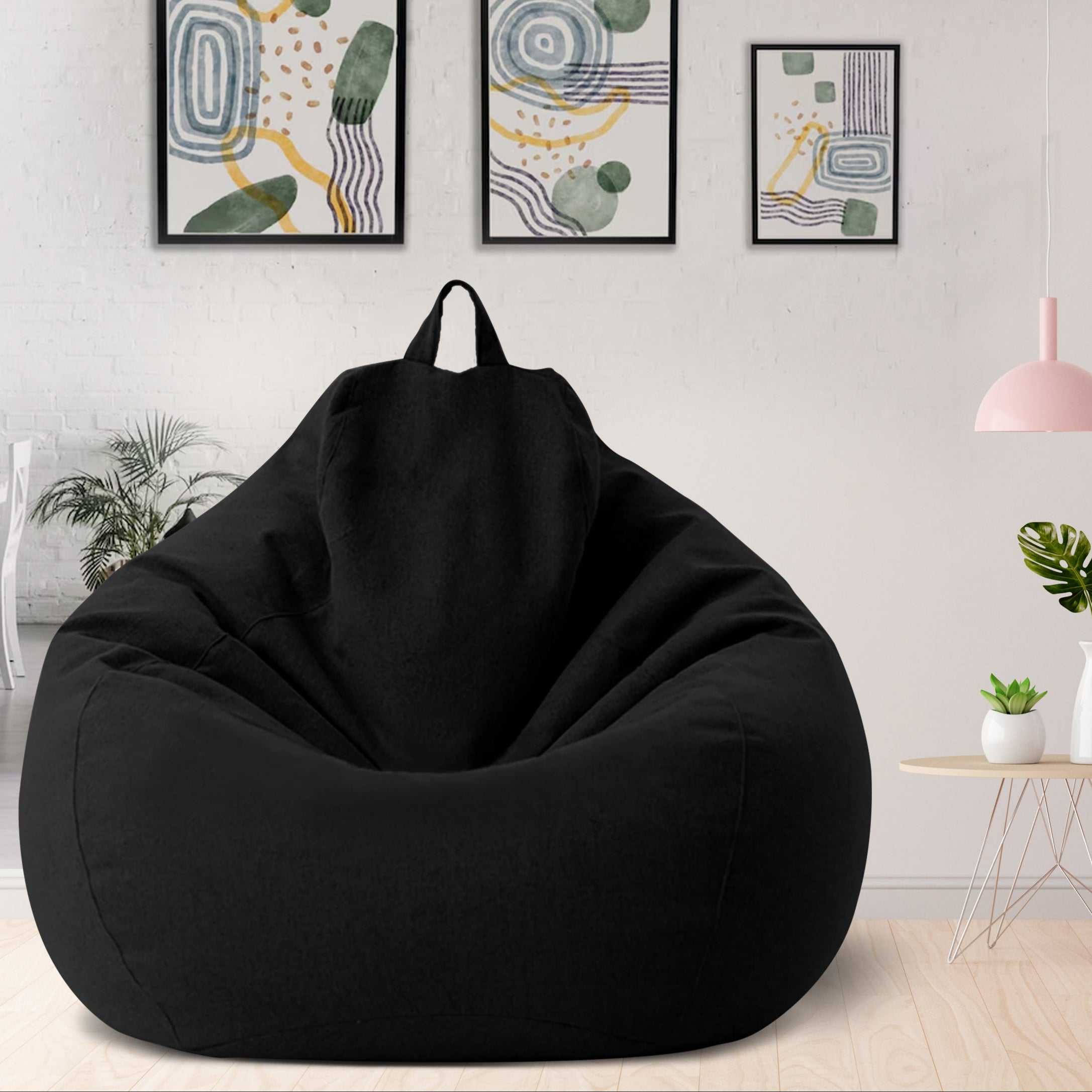 Washable Polyester Bean Bag Cover for Custom Filling – Adults & Teens Lounge Chair in 8 Colors, Modern Home Seating for Living Room | Thomler