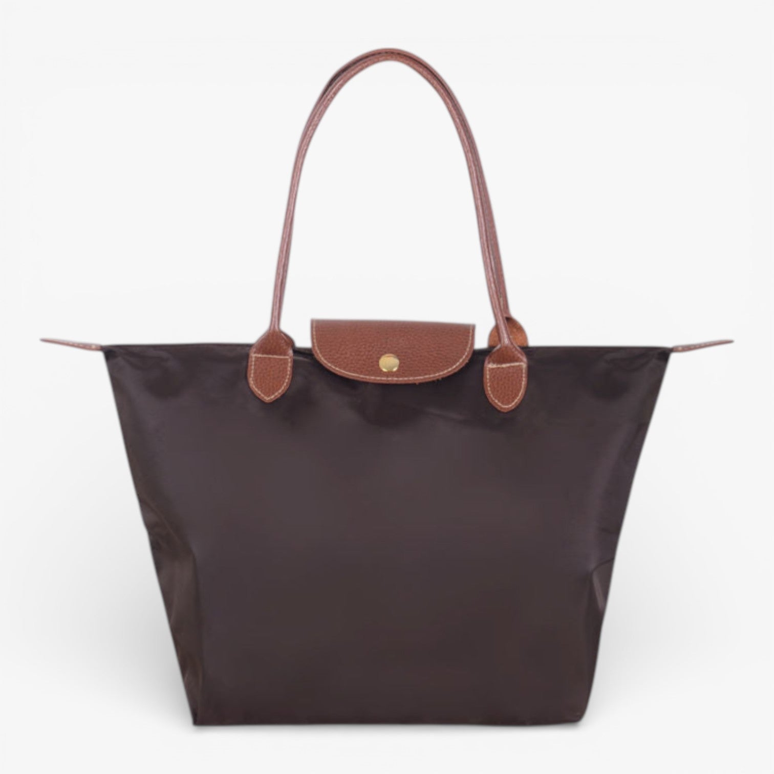 Water-Resistant Nylon Tote Bag with Leather Accents – Spacious Everyday Carry Purse for Work Travel Shopping | Thomler