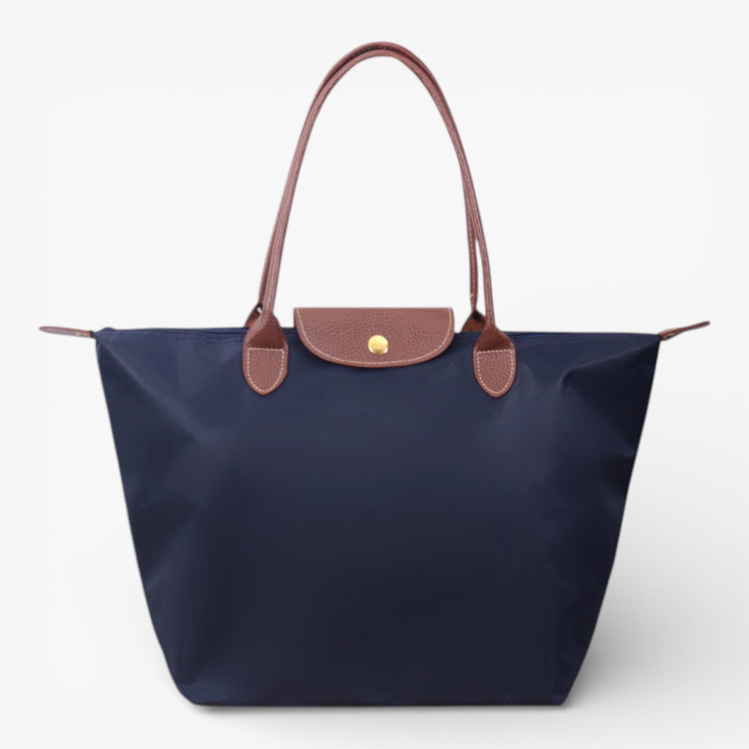 Water-Resistant Nylon Tote Bag with Leather Accents – Spacious Everyday Carry Purse for Work Travel Shopping | Thomler
