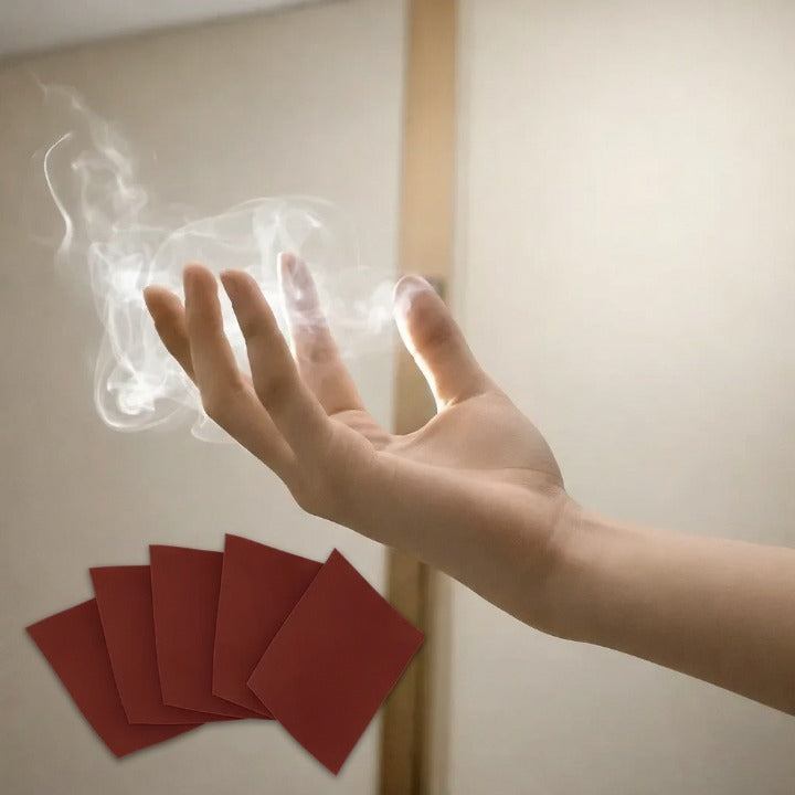 Smoke Effect Paper 8.0 cm x 6.0 cm Magic Tricks Stage Performances Video Content Finger Smoke Illusion Set | Thomler