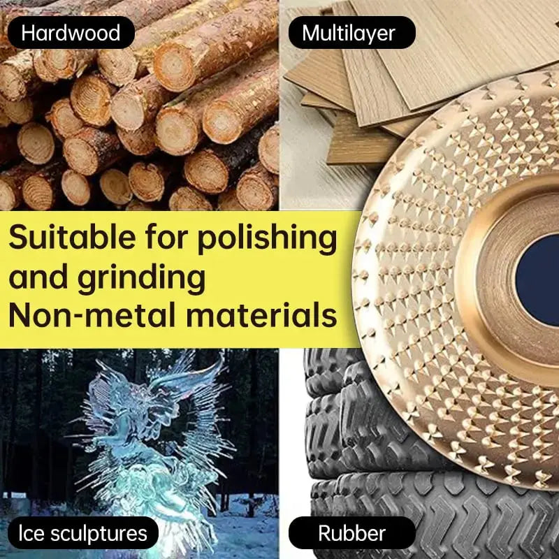 Industrie-Qualitäts 3-teiliges professionelles Schleifscheiben-Set für die Holzbearbeitung
