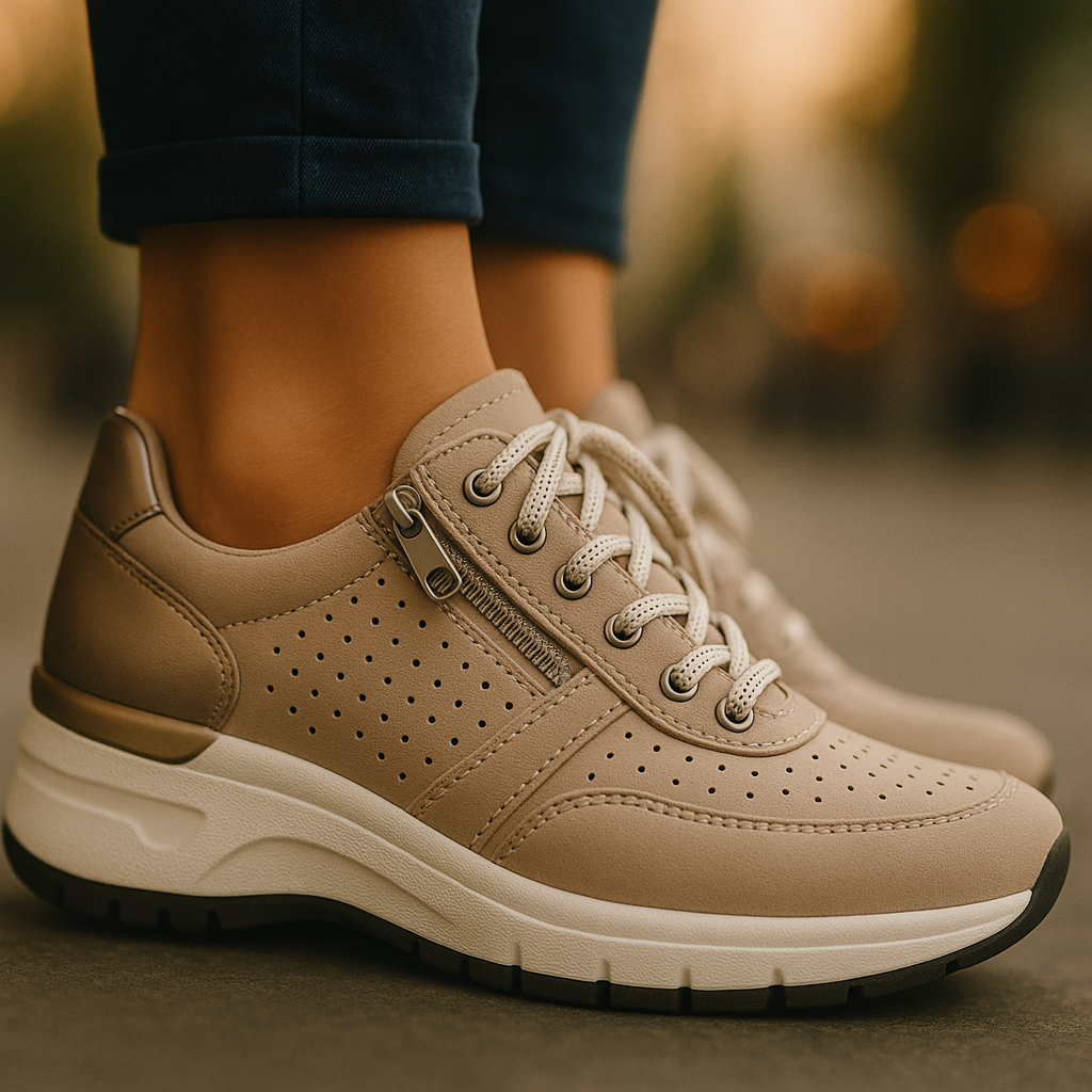 Women's Orthopedic Walking Shoes with Arch Support and Cushioned Sole for All-Day Comfort | Lightweight Breathable Sneakers for Daily Use | Thomler