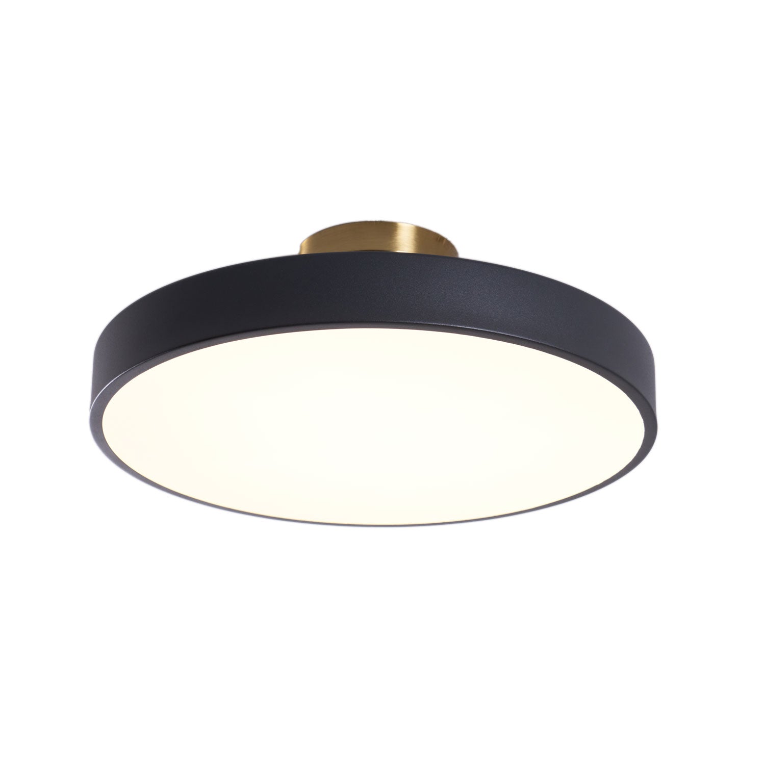 Metal Flush Mount Ceiling Light 11.8 in Warm Ambient Indoor Dining Living Room Office LED | Thomler