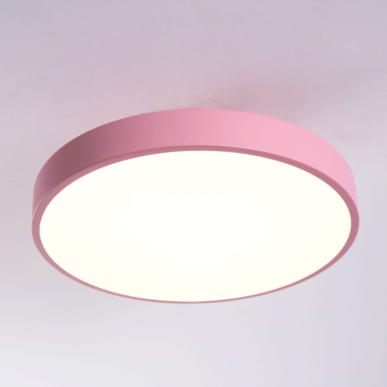 Metal Flush Mount Ceiling Light 11.8 in Warm Ambient Indoor Dining Living Room Office LED | Thomler