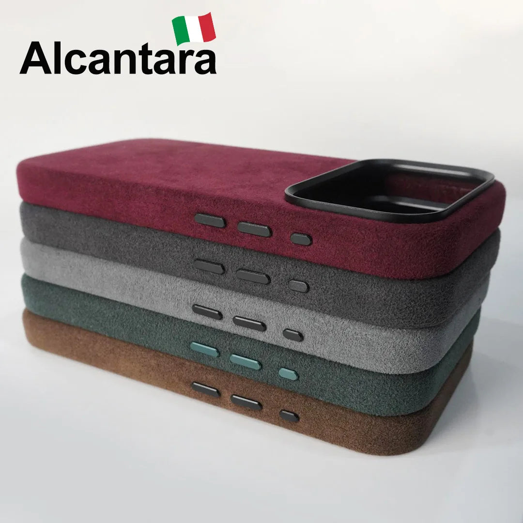 Premium Suede-Feel iPhone Case with Shock Absorption for 13-17 Series – Soft-Touch Protective Cover | Thomler