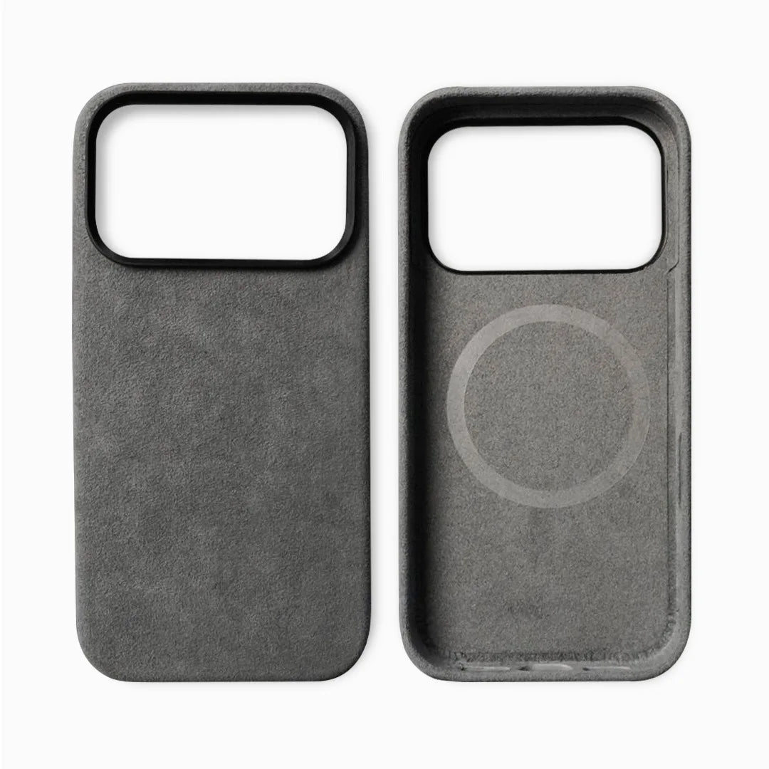 Premium Suede-Feel iPhone Case with Shock Absorption for 13-17 Series – Soft-Touch Protective Cover | Thomler