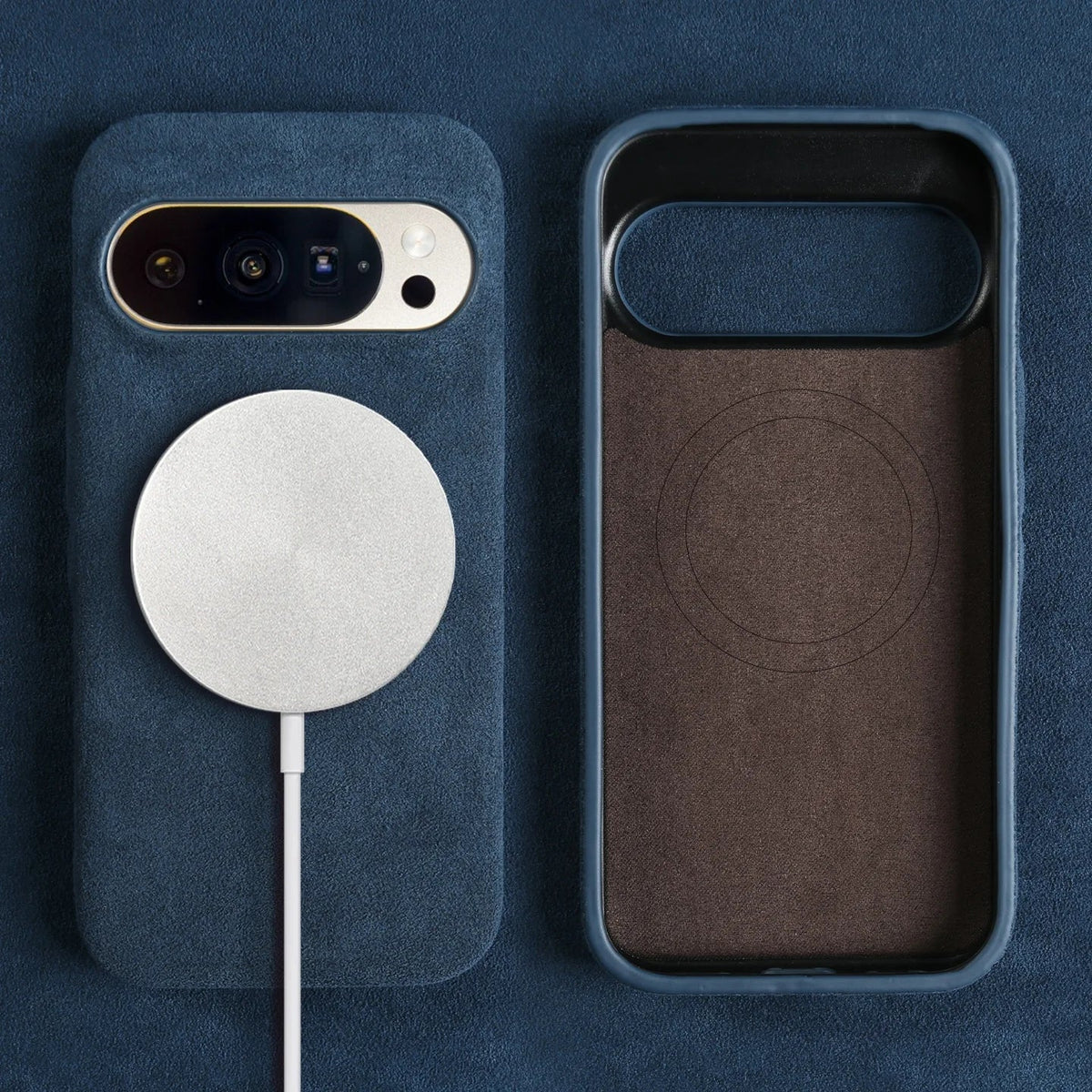 Google Pixel Protective Case Premium Microfiber Suede-Like Texture Shock Absorbing Raised Edge Camera Screen Protection Anti-Fingerprint | Thomler