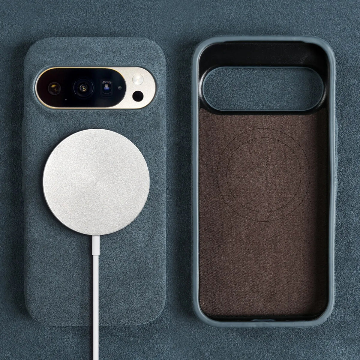Google Pixel Protective Case Premium Microfiber Suede-Like Texture Shock Absorbing Raised Edge Camera Screen Protection Anti-Fingerprint | Thomler