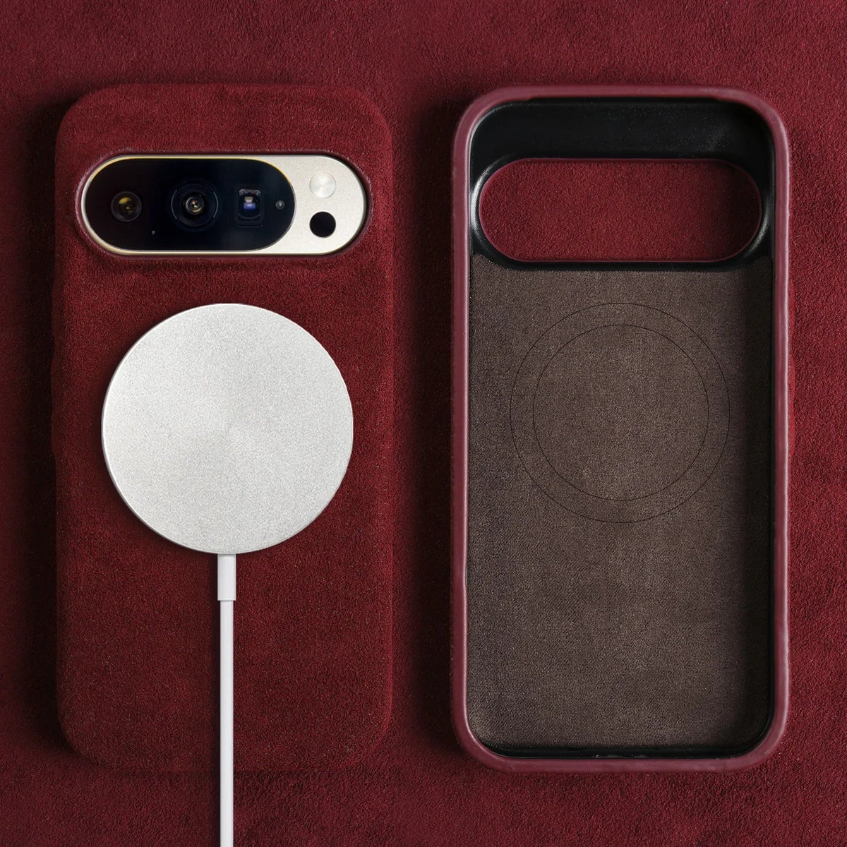 Google Pixel Protective Case Premium Microfiber Suede-Like Texture Shock Absorbing Raised Edge Camera Screen Protection Anti-Fingerprint | Thomler
