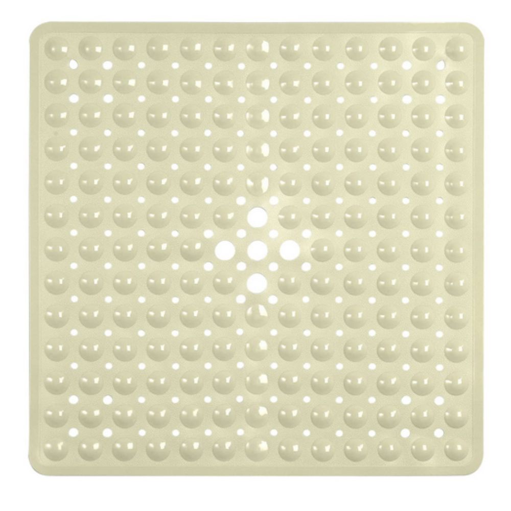 Anti-Slip Shower Mat with Suction Cups – Square PVC Tub Floor Protector for Kids, Seniors & Modern Bathrooms | Thomler