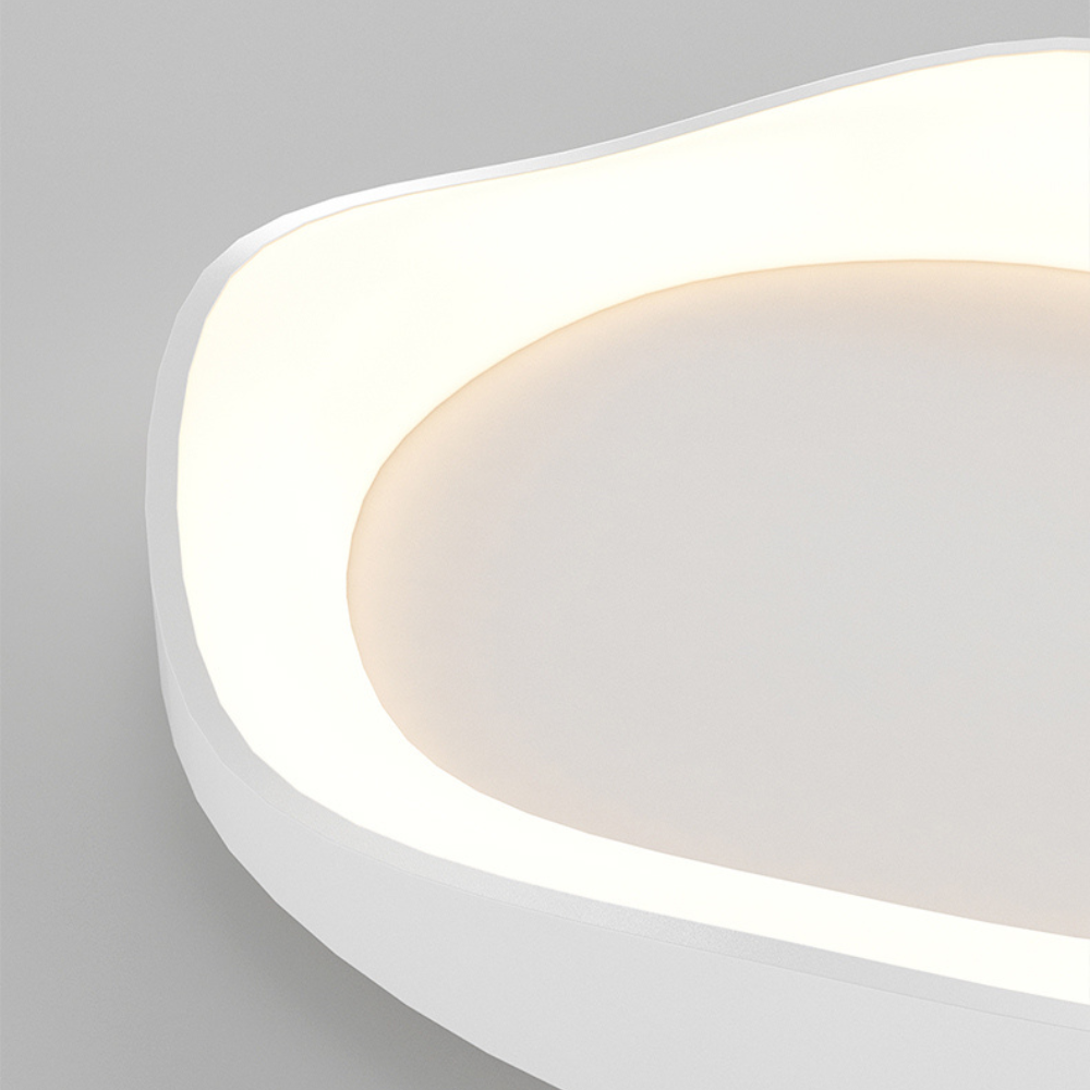 Ceiling Lamp Iron Acrylic 40.0 cm Dimmable Remote Control Bedroom Living Room LED Light Fixture | Thomler