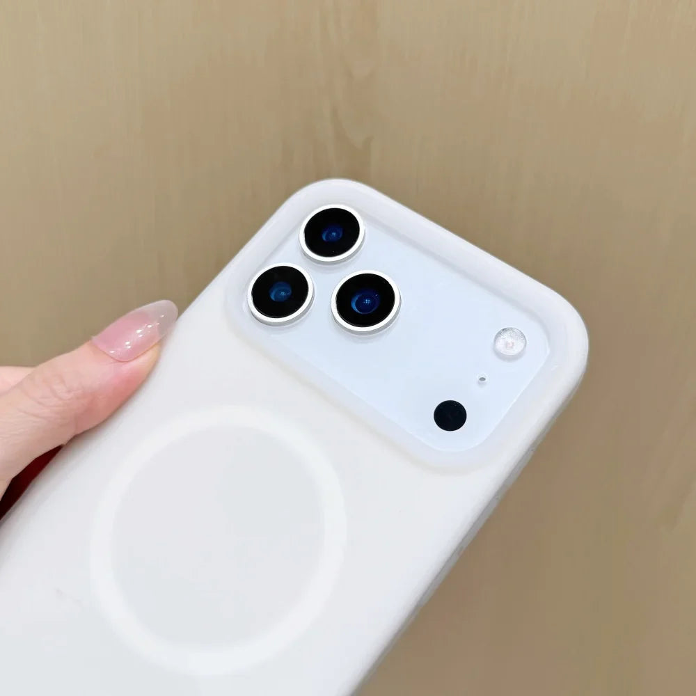 Silicone iPhone Case with Magnetic Ring Stand for 15 16 17 Pro Max | Thomler