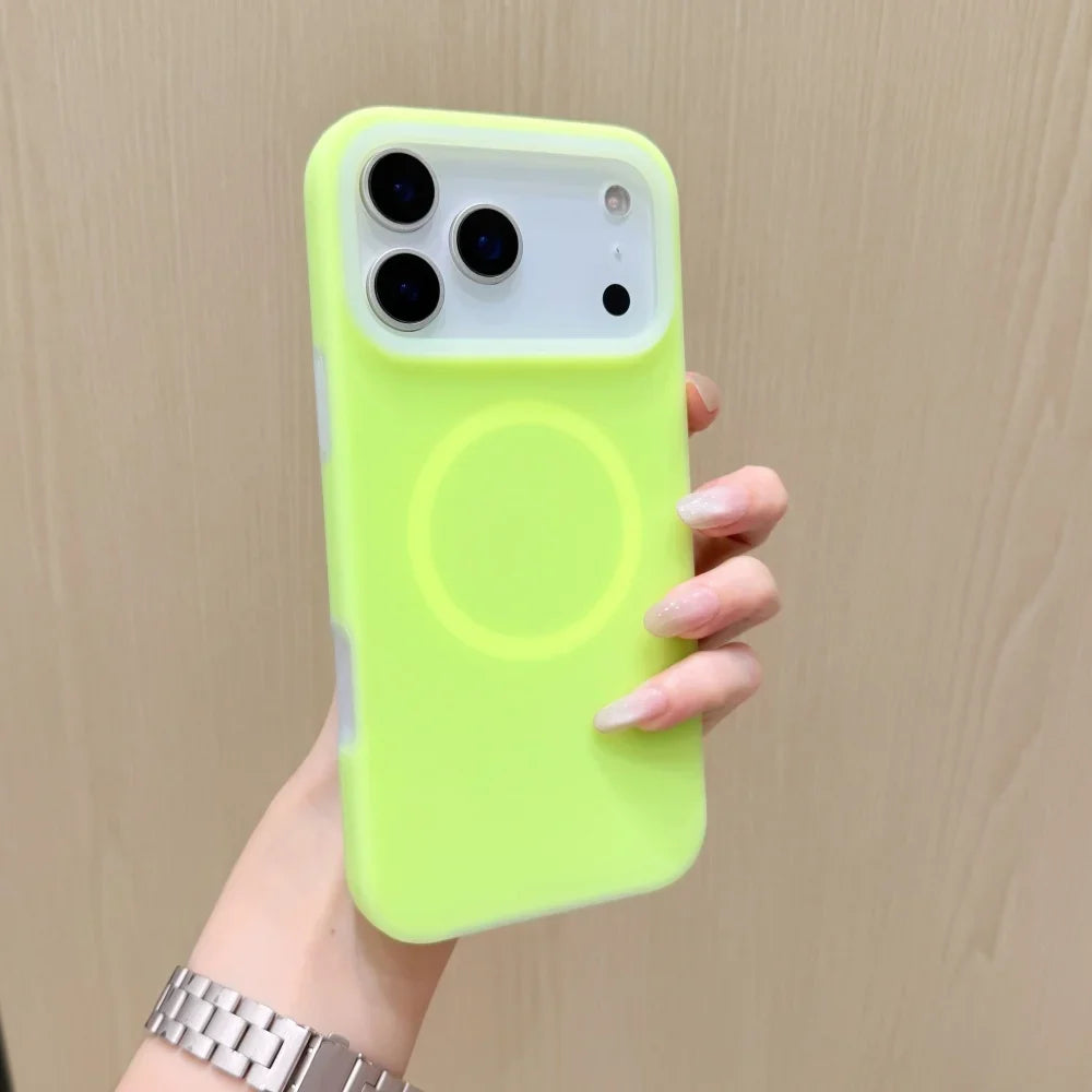 Silicone iPhone Case with Magnetic Ring Stand for 15 16 17 Pro Max | Thomler