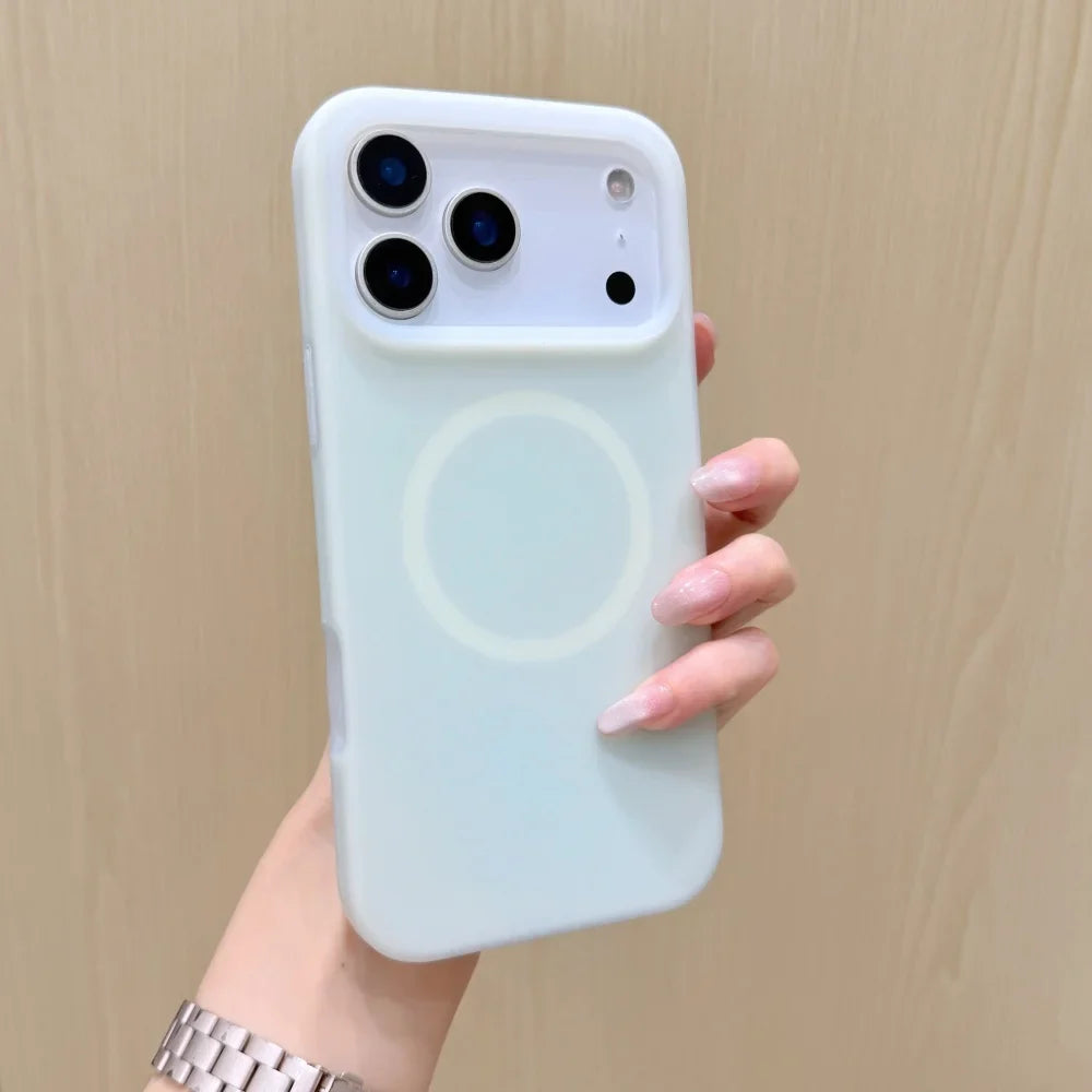 Silicone iPhone Case with Magnetic Ring Stand for 15 16 17 Pro Max | Thomler