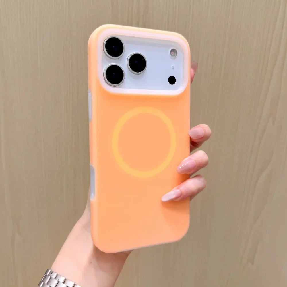 Silicone iPhone Case with Magnetic Ring Stand for 15 16 17 Pro Max | Thomler