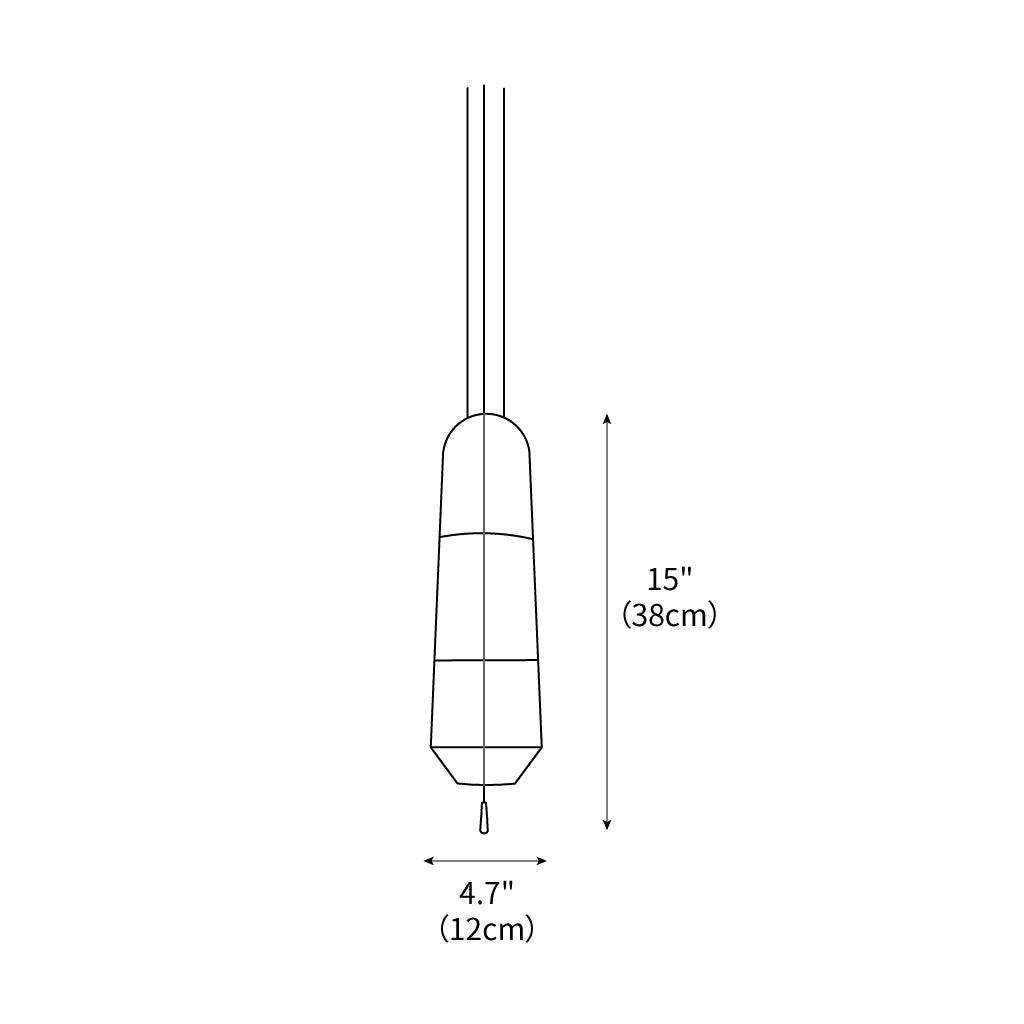 Glass Shade Hanging Light Fixture E14 Socket for Kitchen Island and Dining Room Overhead Lighting 5 Inch Wide 15 Inch Drop Adjustable Wire L | Thomler