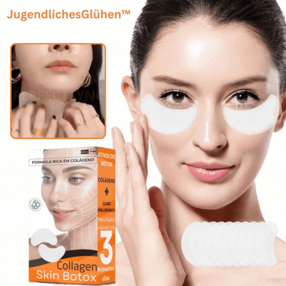 Hydrating Collagen Face Mask with Hyaluronic Acid for Plump Smooth Radiant Skin | Firming Anti-Wrinkle Treatment for Women & Men | Thomler