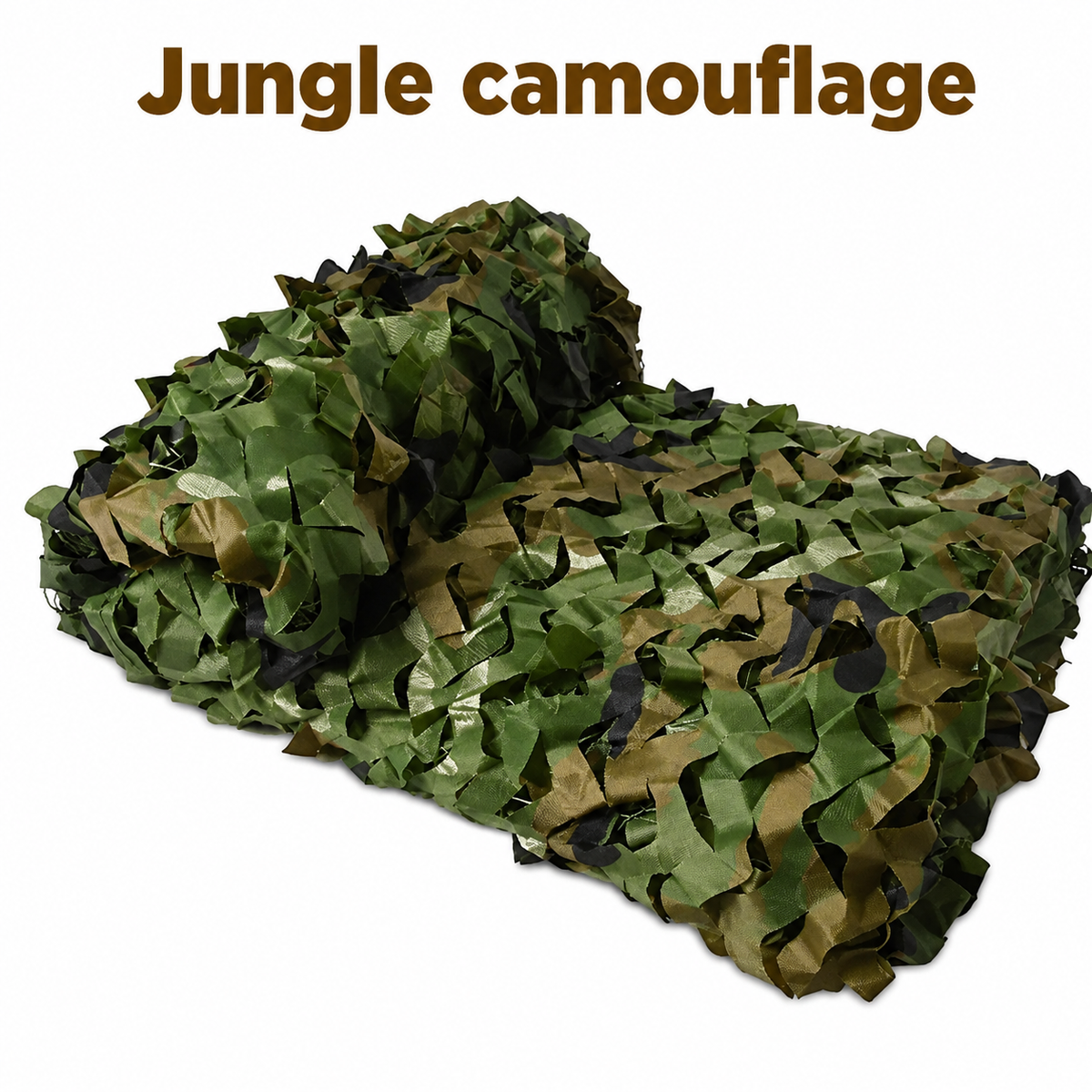 Outdoor Camouflage Netting for Camping, Hunting Blinds & Garden Shade Cover | Lightweight Nylon Camo Net | Thomler