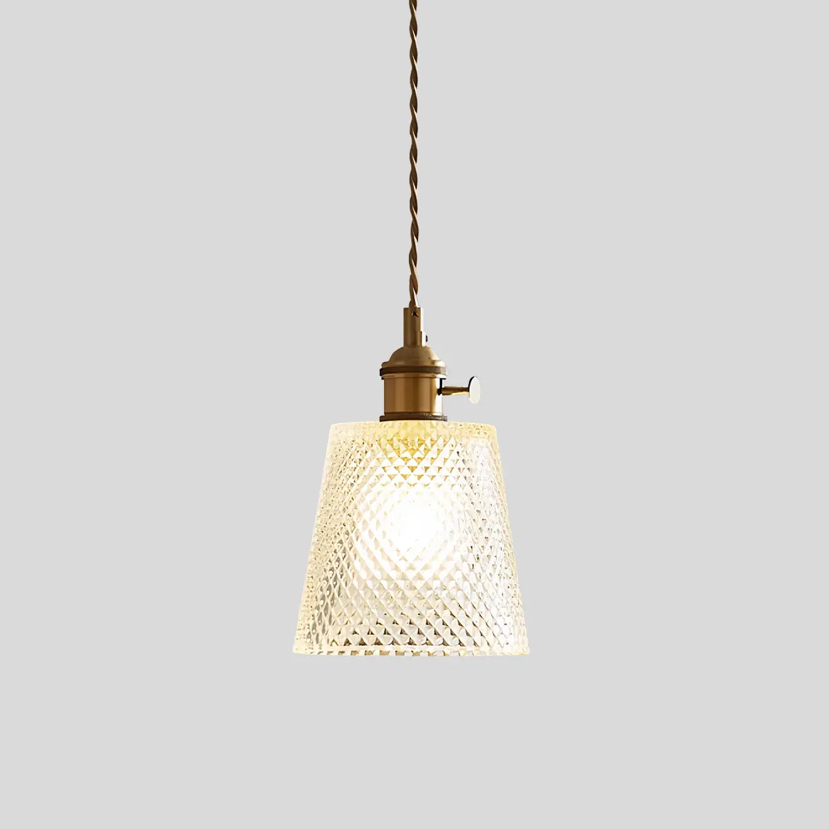 Pendant Light Glass Bronze Adjustable Cable Transparent Dining Room Kitchen Island Hanging Ceiling Lamp | Thomler
