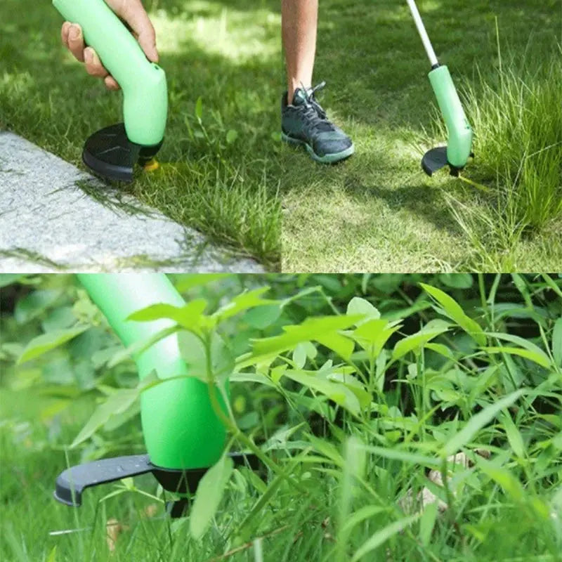 Kabelloser Mini-Rasentrimmer – federleicht und präzise für Kanten, Beete und enge Ecken