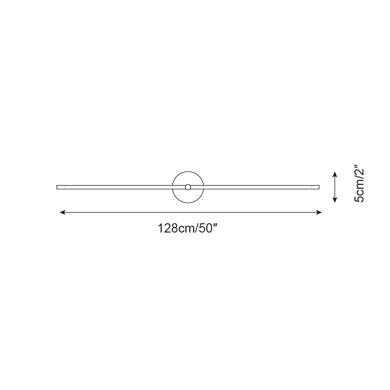 LED Linear Wall Light Fixture Slim Modern Double-Bar Design for Hallway Bedroom Bathroom Vanity Contemporary Indoor Accent Lighting | Thomler