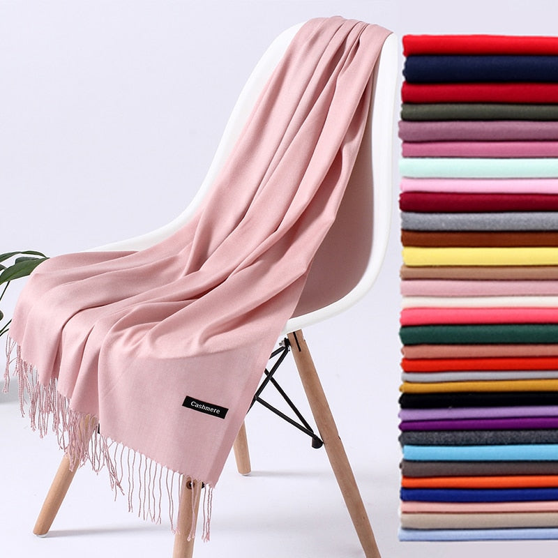 Women's Soft Polyester Winter Scarf – Cozy Wrap for Cold Weather, Multiple Wearing Styles | Thomler