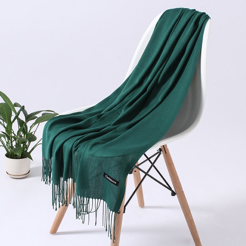 Women's Soft Polyester Winter Scarf – Cozy Wrap for Cold Weather, Multiple Wearing Styles | Thomler