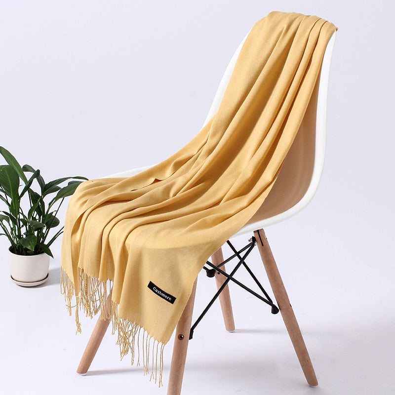 Women's Soft Polyester Winter Scarf – Cozy Wrap for Cold Weather, Multiple Wearing Styles | Thomler