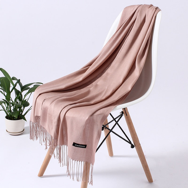 Women's Soft Polyester Winter Scarf – Cozy Wrap for Cold Weather, Multiple Wearing Styles | Thomler