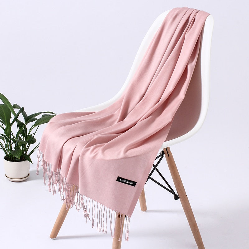 Women's Soft Polyester Winter Scarf – Cozy Wrap for Cold Weather, Multiple Wearing Styles | Thomler