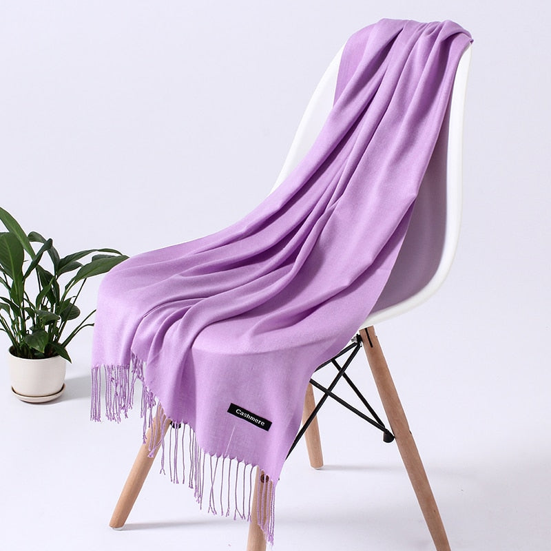 Women's Soft Polyester Winter Scarf – Cozy Wrap for Cold Weather, Multiple Wearing Styles | Thomler