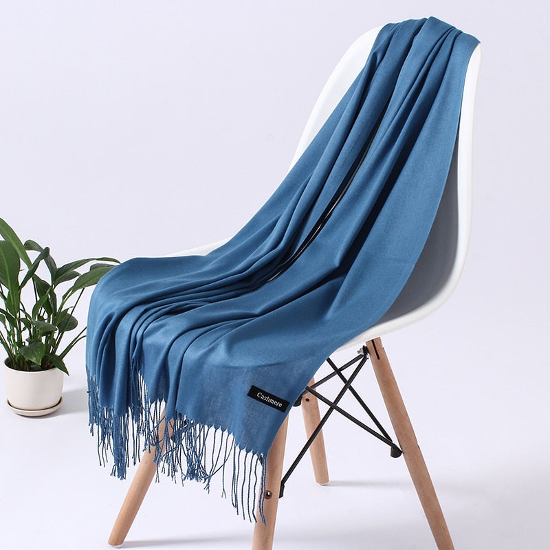 Women's Soft Polyester Winter Scarf – Cozy Wrap for Cold Weather, Multiple Wearing Styles | Thomler