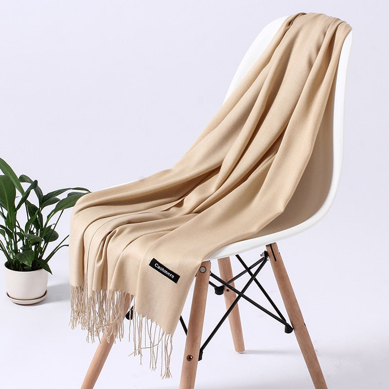 Women's Soft Polyester Winter Scarf – Cozy Wrap for Cold Weather, Multiple Wearing Styles | Thomler
