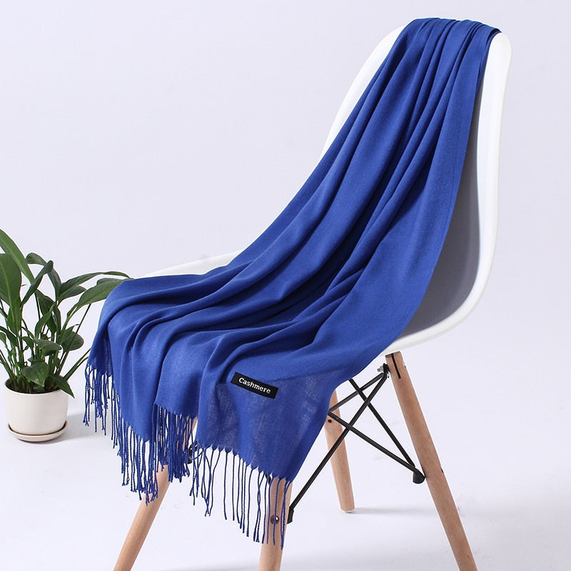 Women's Soft Polyester Winter Scarf – Cozy Wrap for Cold Weather, Multiple Wearing Styles | Thomler