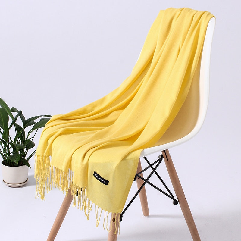 Women's Soft Polyester Winter Scarf – Cozy Wrap for Cold Weather, Multiple Wearing Styles | Thomler