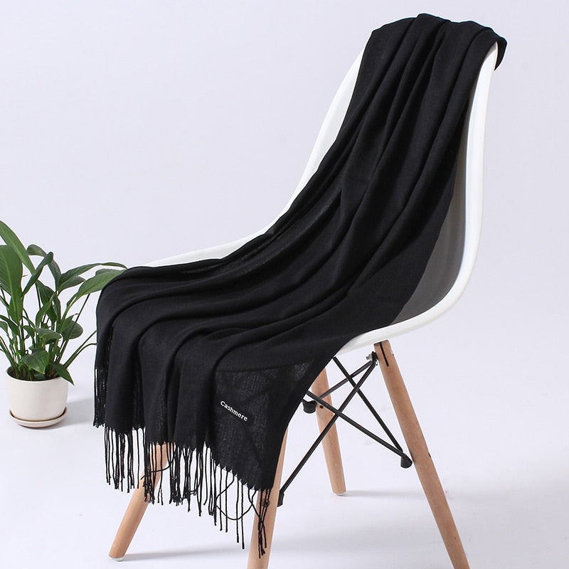 Women's Soft Polyester Winter Scarf – Cozy Wrap for Cold Weather, Multiple Wearing Styles | Thomler