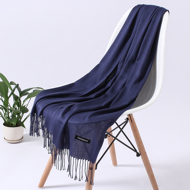 Women's Soft Polyester Winter Scarf – Cozy Wrap for Cold Weather, Multiple Wearing Styles | Thomler