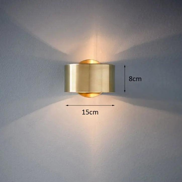 Contemporary Metal Shade Wall Sconce with Adjustable Arm for Bedroom Living Room Office Hallway Lighting | Thomler