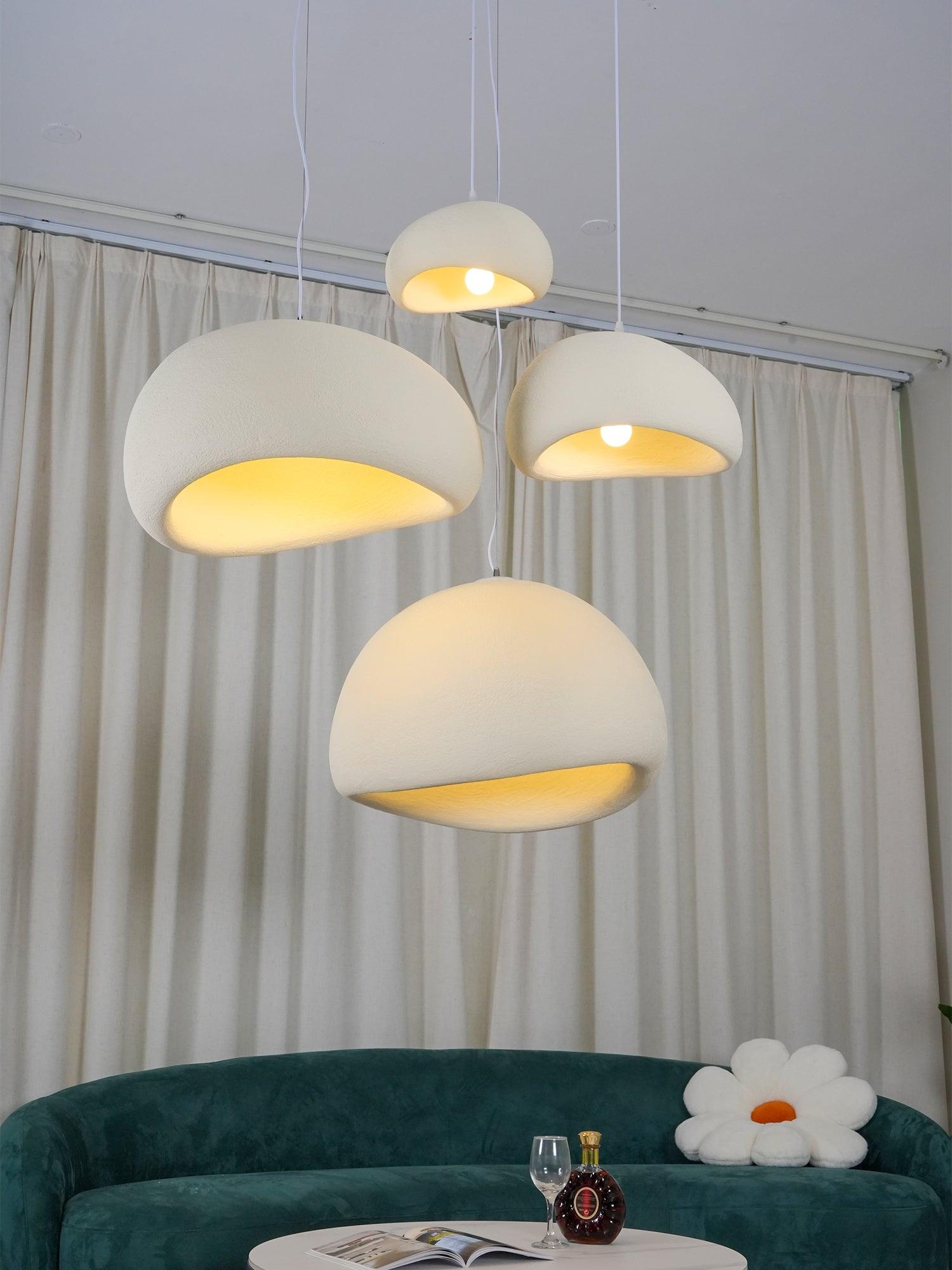 Khmara Pendant Light LED 11.8 in Grey Indoor Ceiling Lamp Adjustable Hanging | Thomler