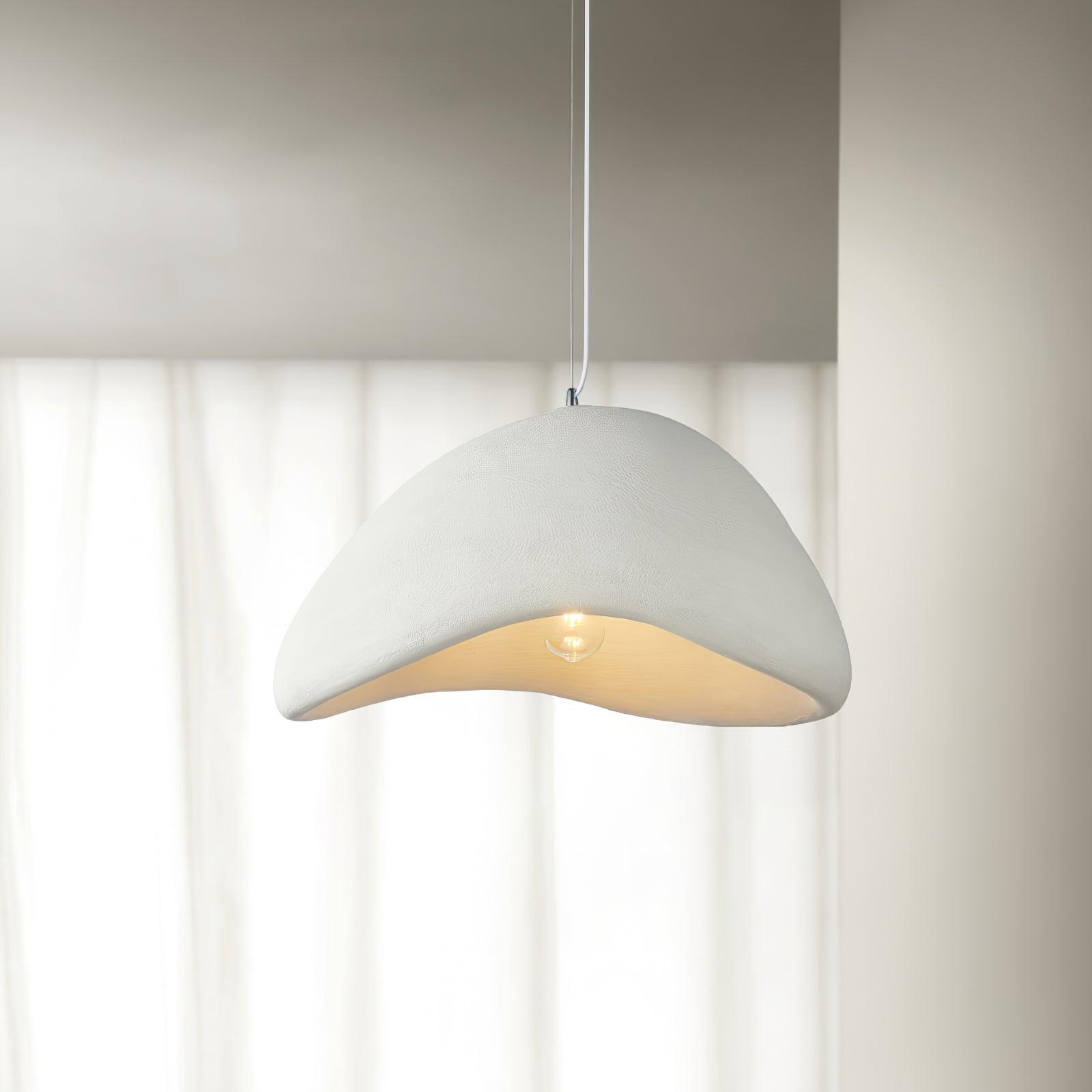 Moon Pendant Light LED 11.8 in Adjustable Grey White Indoor Ceiling Lamp | Thomler